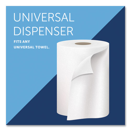 Image of Kimberly-Clark Professional Sanitouch Hard Roll Towel Disp, 12.63 X 10.2 X 16.13, Smoke
