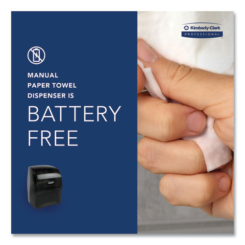 Image of Kimberly-Clark Professional Sanitouch Hard Roll Towel Disp, 12.63 X 10.2 X 16.13, Smoke