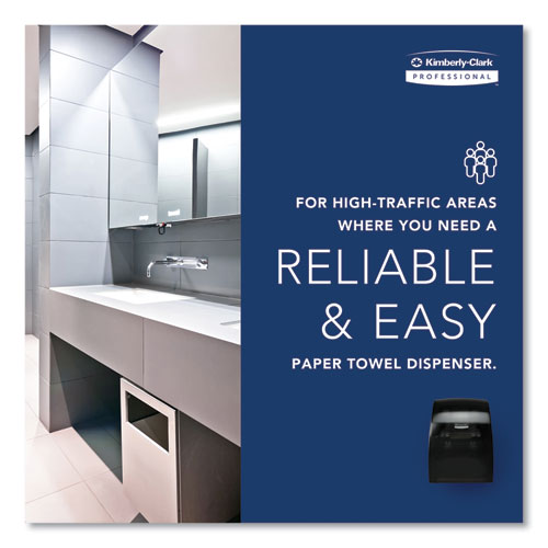 Image of Kimberly-Clark Professional Sanitouch Hard Roll Towel Disp, 12.63 X 10.2 X 16.13, Smoke