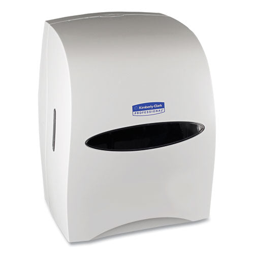 Image of Kimberly-Clark Professional Sanitouch Hard Roll Towel Dispenser, 12.63 X 10.2 X 16.13, White