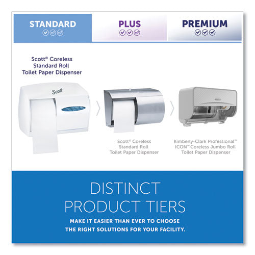 Image of Scott® Essential Coreless SRB Tissue Dispenser, 11 x 6 x 7.6, White