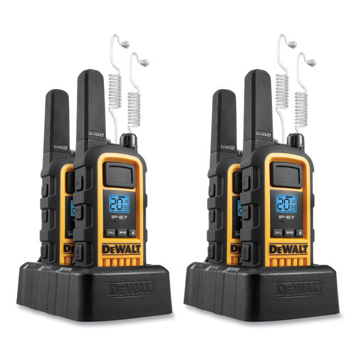 Image of DeWalt® 2DXFRS800SV1 Two-Way Radios, 2 W, 22 Channels