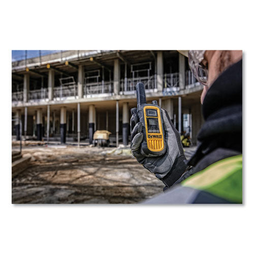 Image of DeWalt® DXFRS800BCH Two-Way Radios, 2 W, 22 Channels, 6/Pack