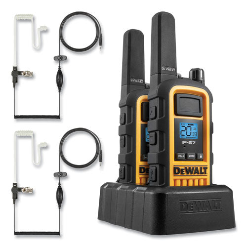 Image of DeWalt® 1DXFRS800SV1 Two-Way Radios, 2 W, 22 Channels