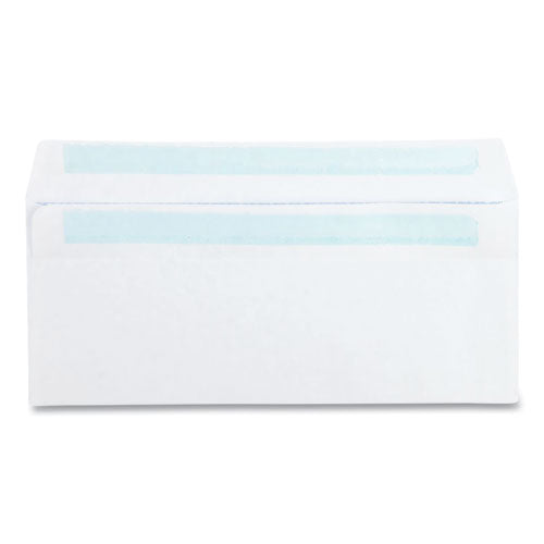 Image of Quality Park Double Window Redi-Seal Security-Tinted Envelope, #8 5/8, Commercial Flap, Redi-Seal Closure, 3.63 X 8.63, White, 500/box
