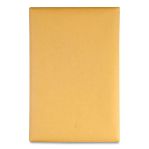 Image of Quality Park Clasp Envelope, 28 lb Bond Weight Kraft, #55, Square Flap, Clasp/Gummed Closure, 6 x 9, Brown Kraft, 100/Box
