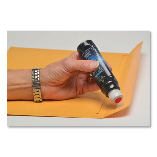 Image of Quality Park Envelope Moistener with Adhesive, 50 mL, Green