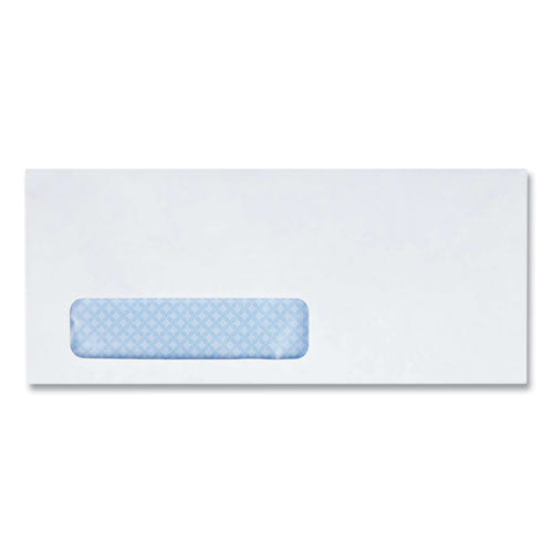Image of Quality Park Redi-Strip Security Tinted Envelope, Address Window, #10, Commercial Flap, Redi-Strip Closure, 4.13 x 9.5, White, 500/Box