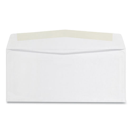 Image of Quality Park Business Envelope, #10, Commercial Flap, Side Seam, Gummed Closure, 24 lb Bond Weight Paper, 4.13 x 9.5, White, 500/Box