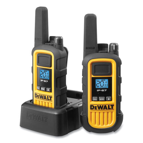 Image of DeWalt® DXFRS800 Two-Way Radios, 2 W, 22 Channels