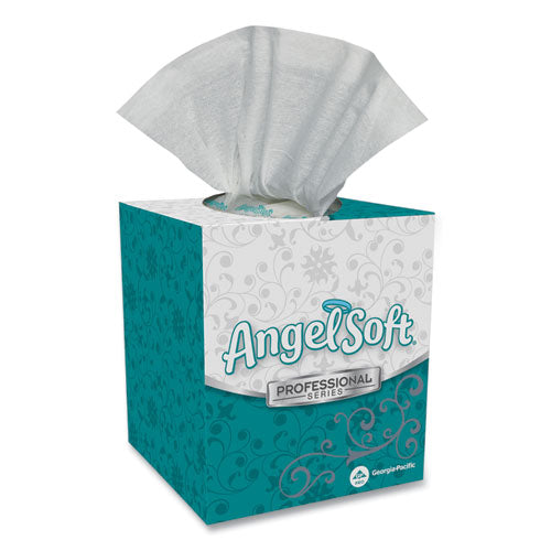 Image of Georgia Pacific® Professional Premium Facial Tissue, 2-Ply, White, Cube Box, 96 Sheets/box
