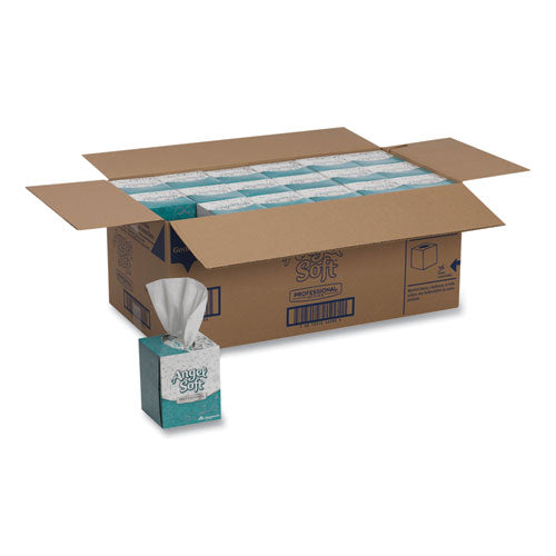Image of Georgia Pacific® Professional Premium Facial Tissue In Cube Box, 2-Ply, White, 96 Sheets/box, 36 Boxes/carton