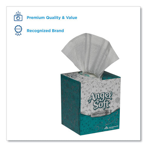 Image of Georgia Pacific® Professional Premium Facial Tissue, 2-Ply, White, Cube Box, 96 Sheets/box