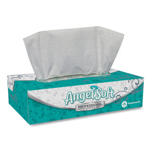 Image of Georgia Pacific® Professional Premium Facial Tissues in Flat Box, 2-Ply, White, 100 Sheets, 30 Boxes/Carton