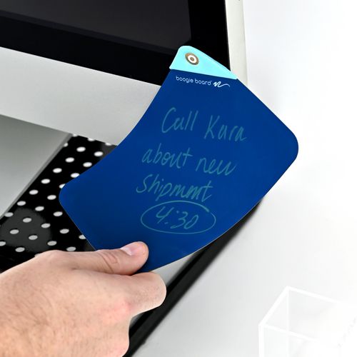 Image of Boogie Board VersaNotes Starter Pack Reusable Notes, 4 x 6, Three Assorted Color Notes Plus Pen