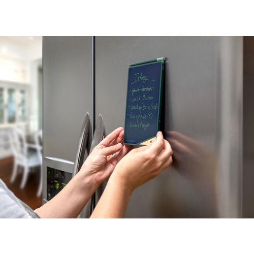 Image of Boogie Board VersaBoard Reusable Writing Tablet, LCD Touchscreen, 5.38" x 7.5", Mineral Green/Black