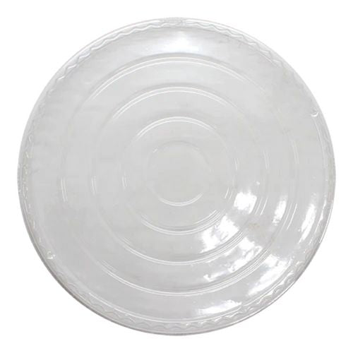 Image of Karat® Plastic Lid for Food Bucket, for 48 oz Buckets, Clear, Plastic, 270/Carton