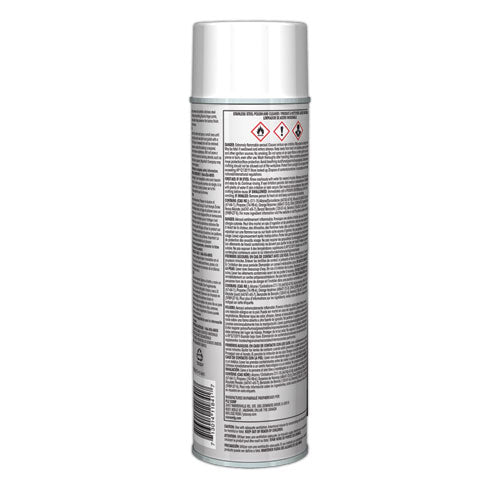 Image of Claire® Stainless Steel Polish and Cleaner, Lemon Scent, 15 oz Aerosol Spray