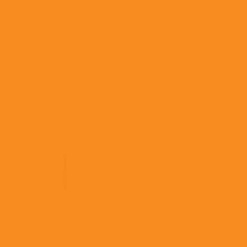 Image of Rust-Oleum® Industrial Choice M1600 System Solvent-Based Precision Line Marking Paint, Flat Fluorescent Orange, 17 oz Aerosol Can, 12/CT