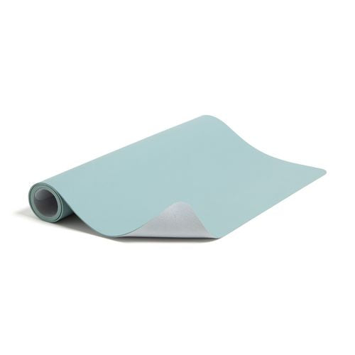 Image of Smead Vegan Leather Desk Pads, 36" x 17", Light Blue