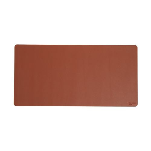 Image of Smead Vegan Leather Desk Pads, 31.5" x 15.7", Brown