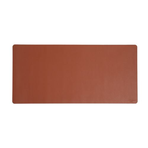 Image of Smead Vegan Leather Desk Pads, 36" x 17", Brown