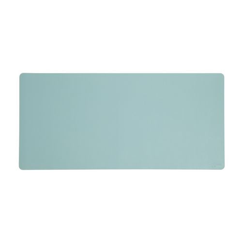 Image of Smead Vegan Leather Desk Pads, 36" x 17", Light Blue
