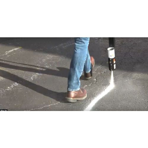 Image of Rust-Oleum® Industrial Choice Precision Line Marking Paint, Flat High-Visibility Yellow, 17 oz Aerosol Can, 12/Carton
