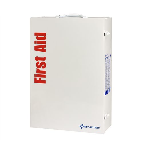 Image of First Aid Only 150 Person ANSI B 4 Shelf Cabinet, 1,462 Pieces, Metal Case