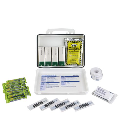 Image of First Aid Only Unitized OSHA Compliant Heat Stress Kit, 26 Pieces, Plastic case