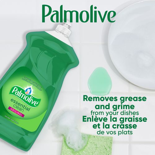 Image of Palmolive® Dishwashing Liquid, Fresh Scent, 28 oz Bottle, 9/Carton