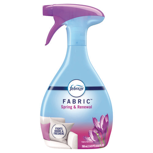 Image of Febreze® FABRIC Refresher/Odor Eliminator, Spring and Renewal, 23.6 oz Spray Bottle, 4/Carton