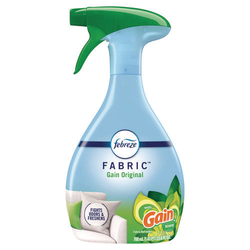 Image of Febreze® FABRIC Refresher/Odor Eliminator, Gain Original, 23.6 oz Spray Bottle, 4/Carton