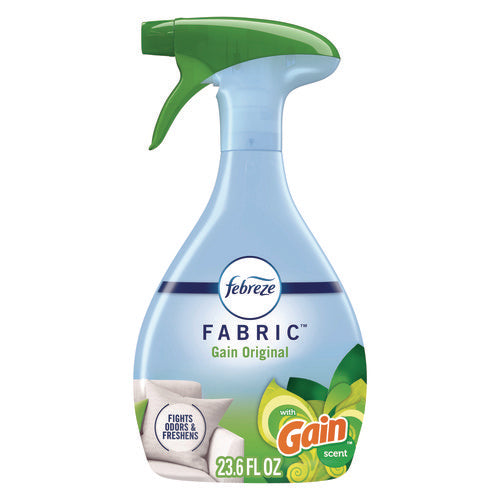 Image of Febreze® FABRIC Refresher/Odor Eliminator, Gain Original, 23.6 oz Spray Bottle, 4/Carton
