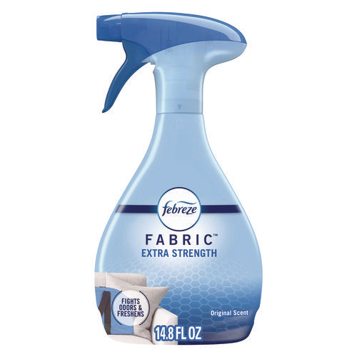 Image of Febreze® FABRIC Refresher/Odor Eliminator, Extra Strength, Original, 14.8 oz Spray Bottle, 8/Carton