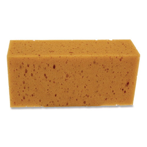 Image of Unger® Fixi-Clamp Sponge, 3.75" x 8.5" x 2.75" Thick, Yellow