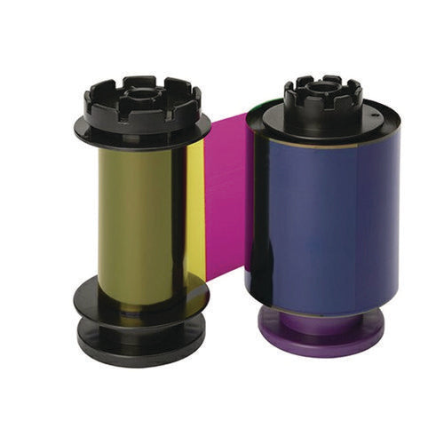 Image of Evolis® R5F208A100 YMCKO Color Ribbon, Black/Cyan/Magenta/Yellow