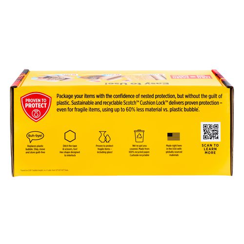Image of Scotch Cushion Lock Protective Wrap, 12" x 150 ft, Brown