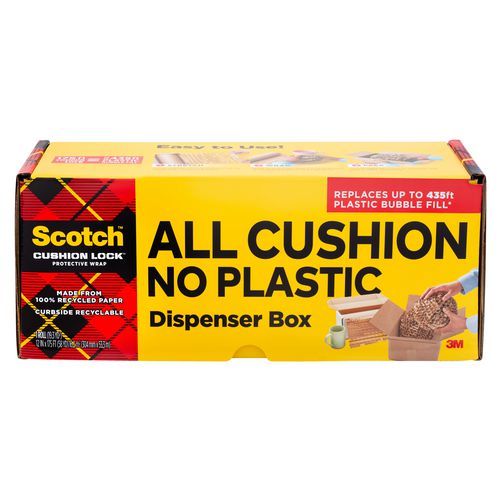 Image of Scotch Cushion Lock Protective Wrap, 12" x 150 ft, Brown
