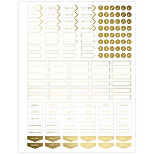 Image of Cambridge® Workstyle Weekly/Monthly Planner, Geometric Artwork, 11 x 9.38, Blue/Gold Cover, 12-Month (Jan to Dec): 2025