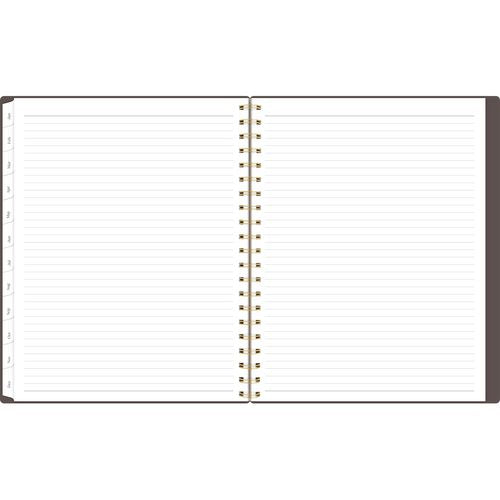Image of Cambridge® Workstyle Monthly Poly Planner, Geometric Artwork, 11 x 8.5, Java Brown/Gold Cover, 12-Month (Jan to Dec): 2025