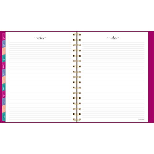 Image of AT-A-GLANCE® Harmony Weekly/Monthly Poly Planner, 8.88 x 7.69, Purple/Gold Cover, 13-Month (Jan to Jan): 2025 to 2026