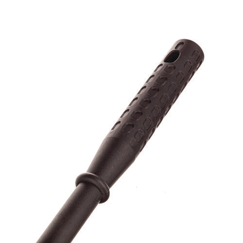 Image of Unger® Auto Squeegee, 8" Rubber Blade, 8" Mesh Scrubber, 21" Plastic Handle with Grip, Black