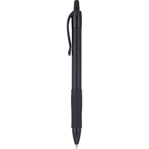 Image of Pilot® G2 Edge Premium Gel Pen, Retractable, Fine 0.7 mm, Black Ink, Black Barrel, Dozen