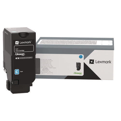 Image of Lexmark 71C1XC0 Return Program Toner Cartridge, 12,500 Page-Yield, Cyan