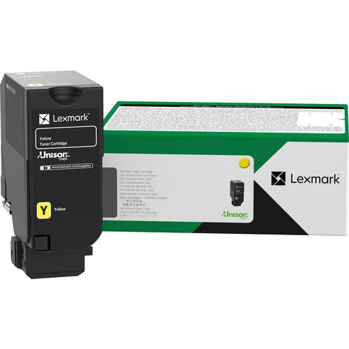 Image of Lexmark 71C1XY0 Return Program Toner Cartridge, 12,500 Page-Yield, Yellow
