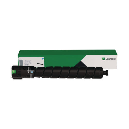 Image of Lexmark 83D0HC0 Toner Cartridge, 22,000 Page-Yield, Cyan