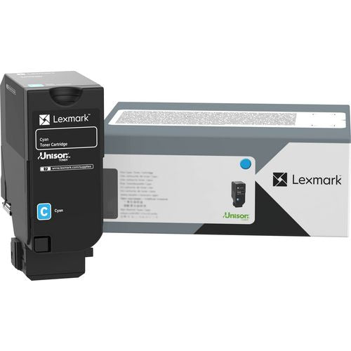 Image of Lexmark 71C1HC0 Return Program Toner Cartridge, 10,500 Page-Yield, Cyan