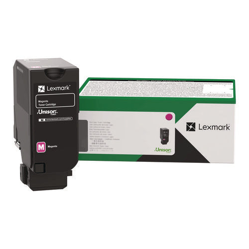 Image of Lexmark 81C1XM0 Return Program Toner Cartridge, 16,200 Page-Yield, Magenta
