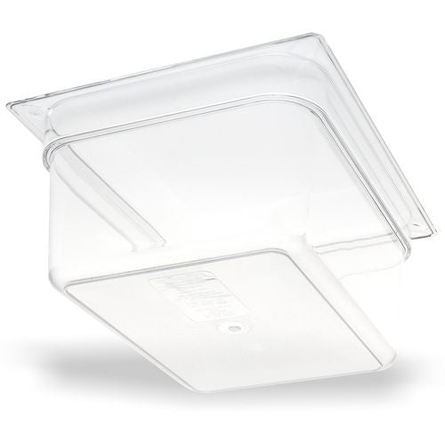 Image of Carlisle StorPlus Polycarbonate Food Pan, 8.7 qt, 10.38 x 12.75 x 6, Clear, Plastic